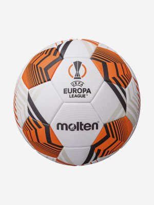 Мяч футбольный Uefa Europa League Official 2021/2022, Белый, размер 5 Molten. Цвет: белый