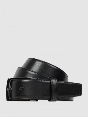 Кожаный ремень с металлической пряжкой Lloyd Men's Belts, черный Men's Belts