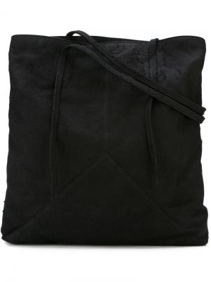 Квадратная сумка на плечо Isabel Benenato. Цвет: чёрный