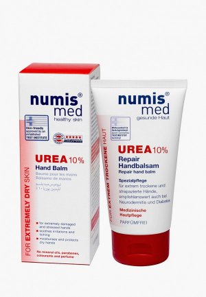 Крем для рук Numis Med с мочевиной 10%, 75 мл. Цвет: прозрачный