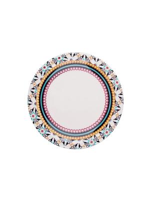 Набор тарелок обеденных ТОДО 26 см 6 шт Biona. Цвет: белый