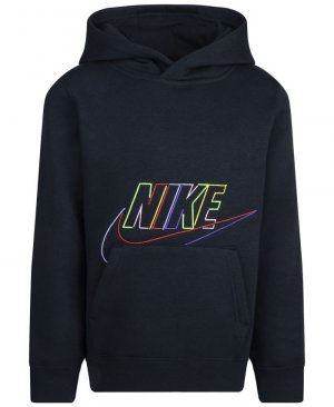 Пуловер с капюшоном и длинными рукавами , черный Nike