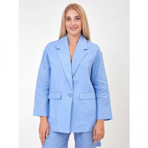 Пиджак , размер 44, голубой SHADE London. Цвет: голубой