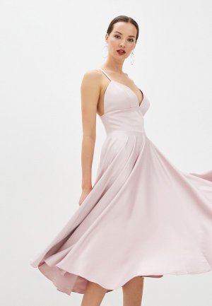 Платье Seam. Цвет: розовый