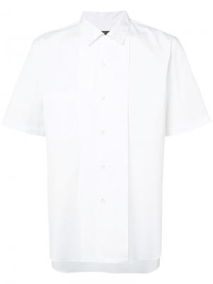 Рубашка с короткими рукавами Comme Des Garçons Homme Plus. Цвет: белый