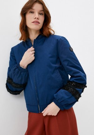 Куртка утепленная Trussardi. Цвет: синий
