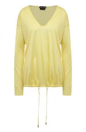 Пуловер из вискозы Tom Ford. Цвет: жёлтый
