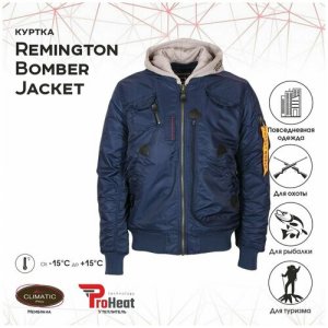 Куртка Bomber jacket р. L RM1707-406 Remington. Цвет: синий