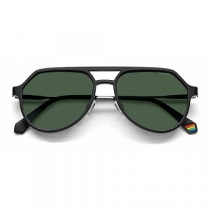 Солнцезащитные очки  PLD 6156/CS J5G SP 6LB UC, серебряный, серый Polaroid. Цвет: серебристый/серый