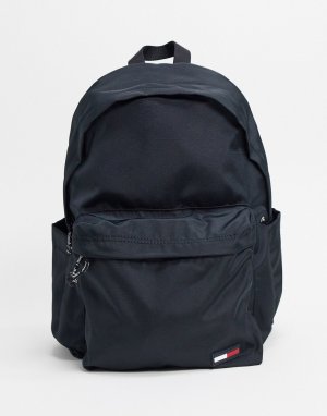 Черный рюкзак с маленьким логотипом Tommy Jeans