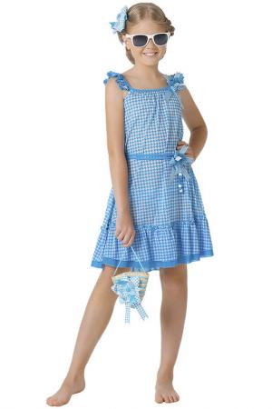 Платье пляжное, сумочка Arina Festivita by Lora Grig. Цвет: голубой