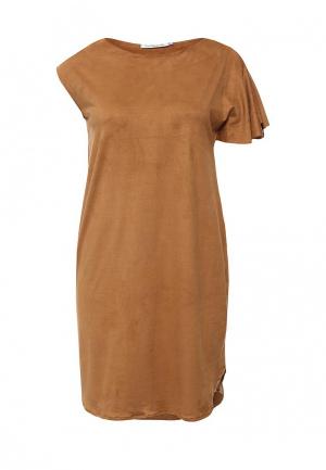 Платье La Coquette. Цвет: коричневый