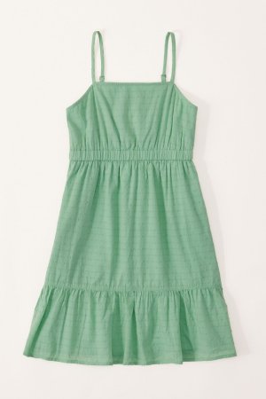 Летнее платье с вырезами , зеленый Abercrombie & Fitch