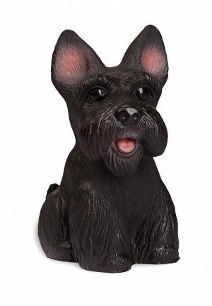 Игрушка Огонек Собака Чапа 13 см. Цвет: черный