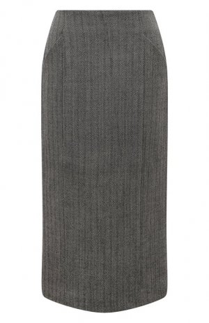 Шерстяная юбка Co. Цвет: серый