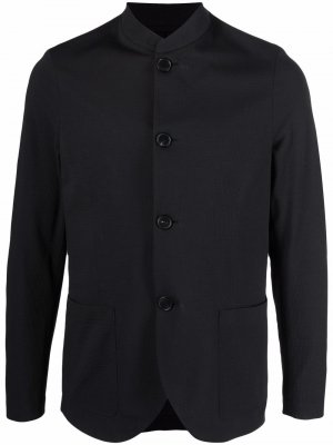 Пиджак с воротником-стойкой Harris Wharf London. Цвет: черный