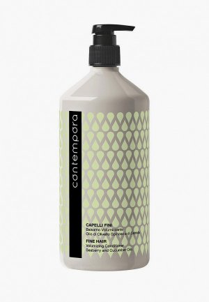Кондиционер для волос Barex Italiana придания объема с маслом облепихи и огуречным маслом, 1000 мл. Цвет: белый