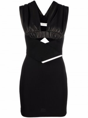 Платье мини со вставками 1017 ALYX 9SM. Цвет: черный