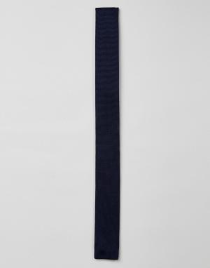 Трикотажный галстук Jack & Jones. Цвет: темно-синий