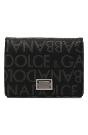Футляр для кредитных карт Dolce & Gabbana. Цвет: серый