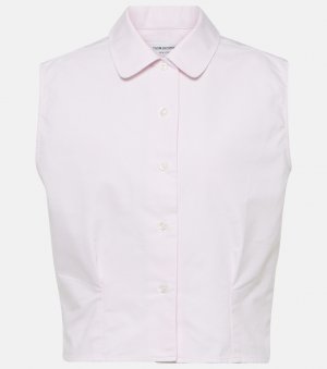 Хлопковая рубашка без рукавов , розовый Thom Browne