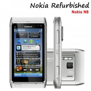 Восстановленный сотовый телефон на базе Android, мобильные телефоны N8, 16 ГБ ПЗУ, 256 МБ ОЗУ, одна SIM-карта, смартфон 1200 мАч, 12 МП, 3,5 дюйма Nokia