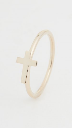 Resa Cross Ring Jennifer Zeuner Jewelry