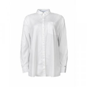 Рубашка , размер 48, белый TOMMY HILFIGER. Цвет: белый