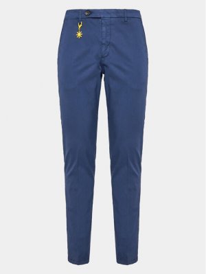 Тканевые брюки стандартного кроя, синий Manuel Ritz