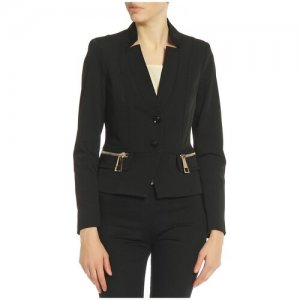 Пиджак , размер 40, черный XS Milano. Цвет: черный