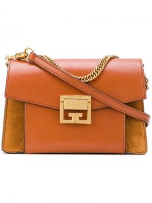 Маленькая сумка на плечо GV3 Givenchy. Цвет: коричневый