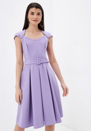 Платье BGL. Цвет: фиолетовый