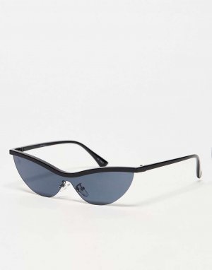 Эксклюзивные фестивальные солнцезащитные очки x ASOS черного цвета с контрастным верхом Jeepers Peepers