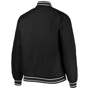 Женская черная куртка больших размеров на кнопках из поли-твила JH Design St. Louis Cardinals Unbranded
