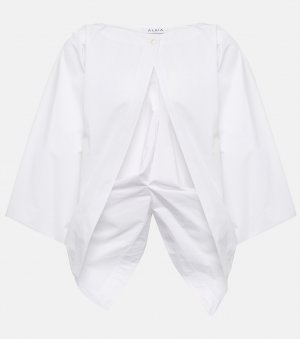 Хлопковая блузка ALAÏA, белый Alaïa