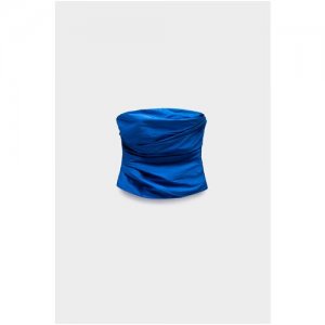 Топ , натуральный шелк, размер 44, голубой ANOUKI. Цвет: голубой