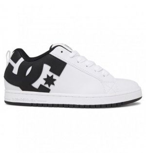 Кеды DC Court Graffik Shoes. Цвет: white/black/black