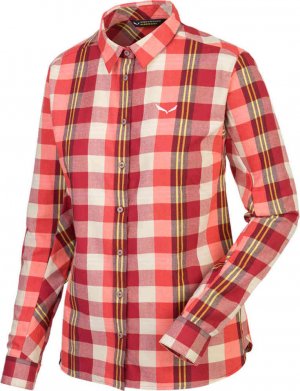 Женская рубашка Fanes Flannel 2 , красный Salewa
