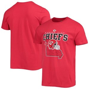 Мужская красная футболка Kansas City Chiefs Local Pack New Era
