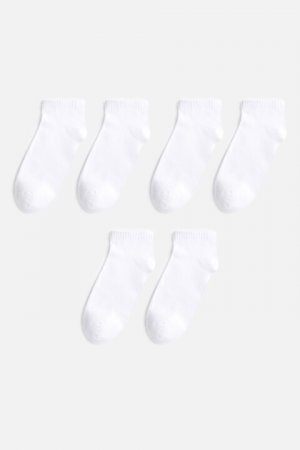 Набор носков коротких базовых (3 пары) befree. Цвет: белый