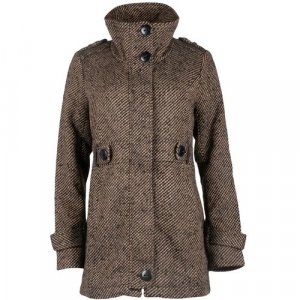 Пальто Boysens, размер 38, коричневый Boysen's. Цвет: коричневый