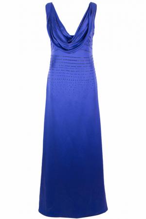 Платье FRANCESCA PICCINI. Цвет: темно-синий