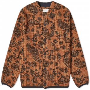 Кардиган Paisley Check Fleece, цвет Cinnamon Universal Works