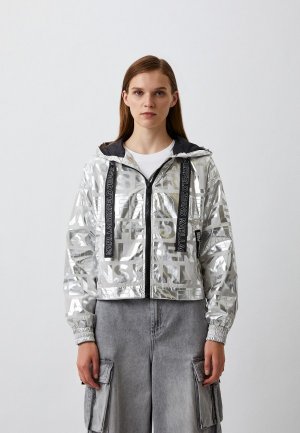 Куртка утепленная Karl Lagerfeld Jeans. Цвет: серебряный