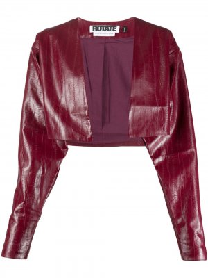 Куртка Magrit из искусственной кожи ROTATE. Цвет: розовый