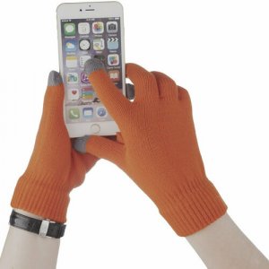 Перчатки , размер 9, оранжевый Подарки. Цвет: оранжевый/оранжевая
