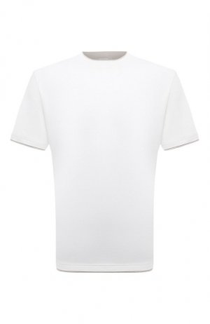 Хлопковая футболка Eleventy. Цвет: белый