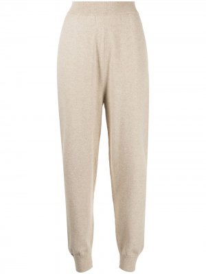 Зауженные брюки Yogi extreme cashmere. Цвет: бежевый