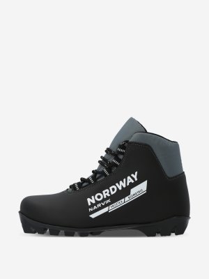 Ботинки для беговых лыж Narvik NNN, Черный Nordway. Цвет: черный