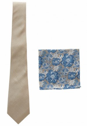 Нагрудный платок SET REGULAR , цвет neutral brown navy blue floral Next